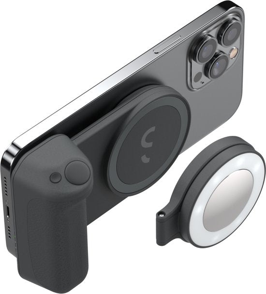 Shiftcam SnapLight Smartphone Ringlicht – 4 Helligkeitsstufen – Wiederaufladbar – MagSafe kompatibel - Rosa