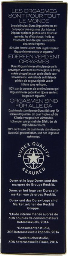Durex - Intense Orgasm Gel - 10 ml - Stimulierendes Gel, verstärkter Orgasmus