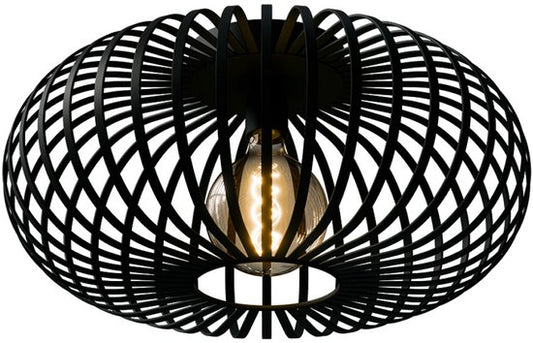 Nolt Deckenleuchte - Deckenleuchte E27 Lampe - Industrial - ⌀ 40cm - Schwarz