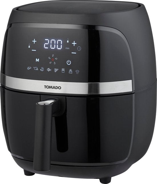 Tomado TAF3202B - Heißluftfritteuse - 3,2 Liter Fassungsvermögen - Digitalanzeige - 500g Pommes frites - PFAS frei - Best Buy - Aug & Nov 2024