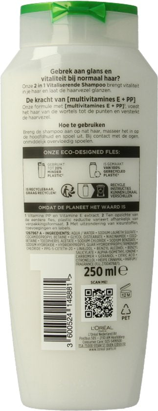 L'Oréal Paris Elvive Multivitamine 2-in-1 – 250 ml – Shampoo