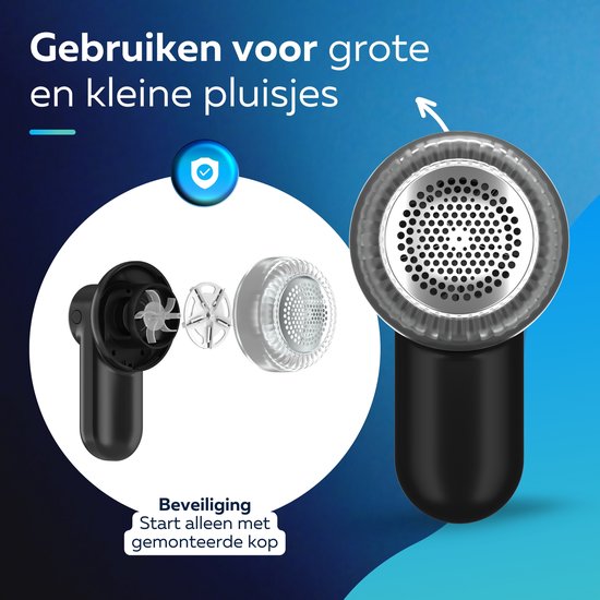 Beepro® Elektrischer Fusselentferner - Entblätterer - Fusselknipser - Kabellos und wiederaufladbar