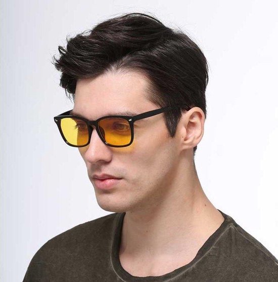 LC Eyewear Nachtbrille - Computerbrille - Abendbrille - Blaulichtbrille ohne Stärke - Nachtbrille für Auto oder Motorrad - Displaybrille - Blaulichtbrille - Autobrille