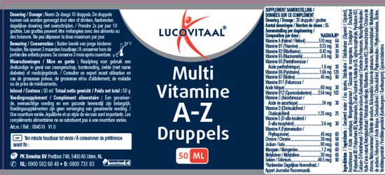 Lucovitaal Multi A-Z Tropfen 50 ml