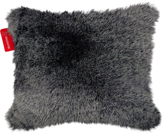 Auronic Wärmekissen - Teddy - 45x60 - Kabellos - Wiederaufladbar - Elektrisches Kissen - Infrarot - Anthrazit