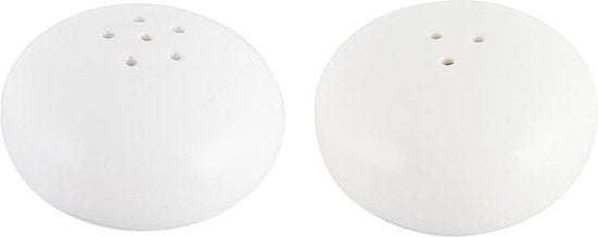 Kitchencraft Pfeffer und Salz Set Mikasa - 11 X 5,5 cm - Porzellan - Weiß
