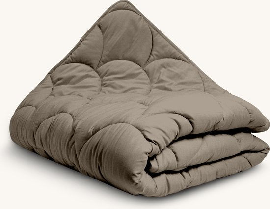 Zydante® Eazzzy Bettdecke - 240x200 cm - Taupe