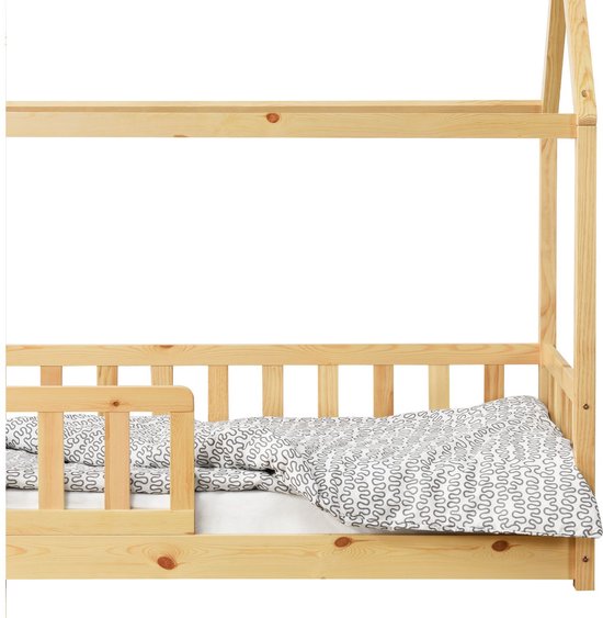 Kinderbett Marli - 80 x 160 cm - Holzfarbe