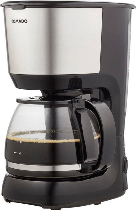 Tomado TCM1201S - Kaffeemaschine - Filterkaffee - 10 Tassen - Schwarz/Edelstahl