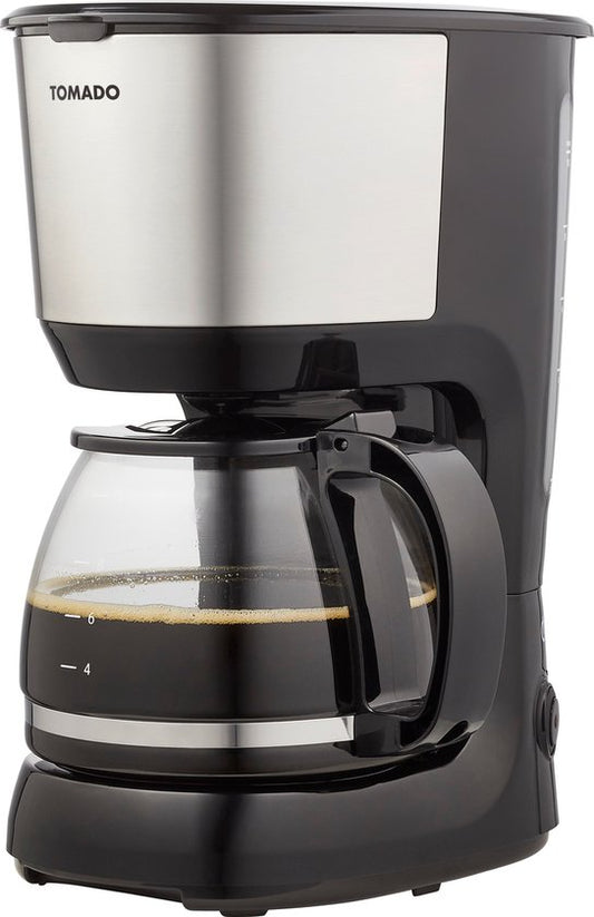 Tomado TCM1201S - Kaffeemaschine - Filterkaffee - 10 Tassen - Schwarz/Edelstahl