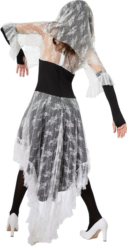 Dressforfun Faschingskostüm Gruselige Skelettbraut – Damen – Größe L