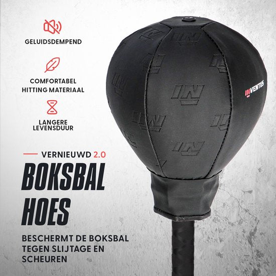 Inventus Extreme Reflex Boxing Pole V2 - Cobra Boxing Ball - Boxing Machine - Boxen und Training - Stehend / Erwachsene - Verstellbar von 150 bis 200 cm