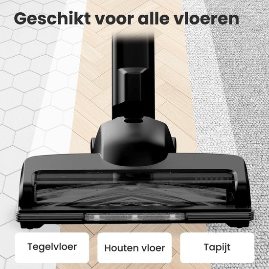 Auronic Stick Staubsauger - Kabellos - Beutellos - Akkubetrieben - Selbstständig - 220W - Extra Akku - Staubsauger - Schwarz