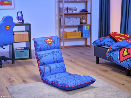 Vertrauen GXT 718SM RAYZEE SUPERMAN - Floor Gaming Chair - faltbar - Soft Stuhl - Superman