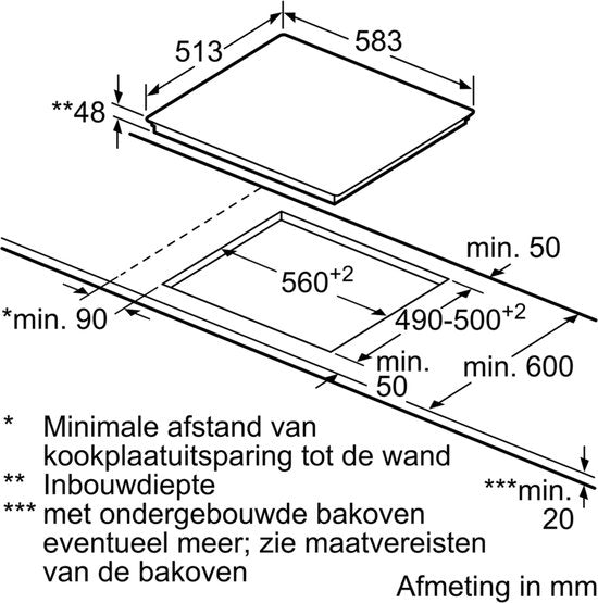 Siemens iQ300 Ceran-Kochfeld - 60 cm - TouchControl - Flächenbündiger Rahmen