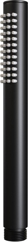 Brausegarnitur Brauer Aufputz Rund Schwarz 20cm Thermostatmischer Regenbrause Standhandbrause