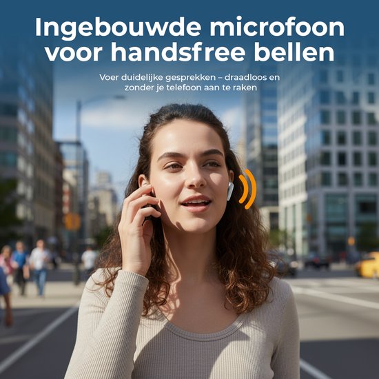 Denver Earbuds - Leichte Ohrhörer - 6 Stunden Musikgenuss - Bluetooth 5.3 - TWE48 - Grau