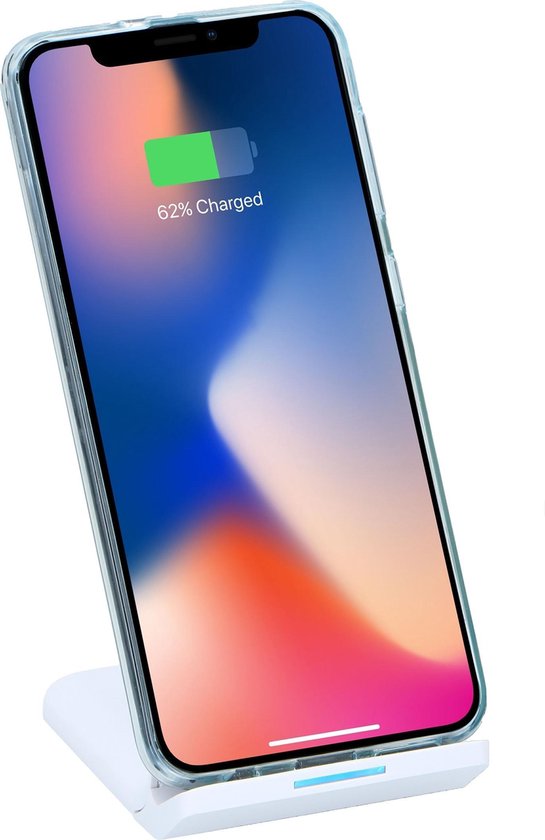 Grundig Wireless Phone Charger - Ladestation - für Smartphone - Schlankes Design - Weiß