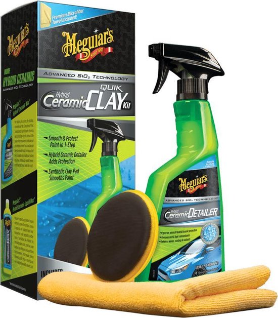 Meguiar's Hybrid Ceramic Synthetic Clay Kit - Keramische Synthetik Clay Kit
