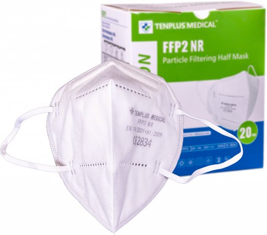 FFP2 NR Staubmaske - Filterung - Halbmaske - Schutz - Weiß