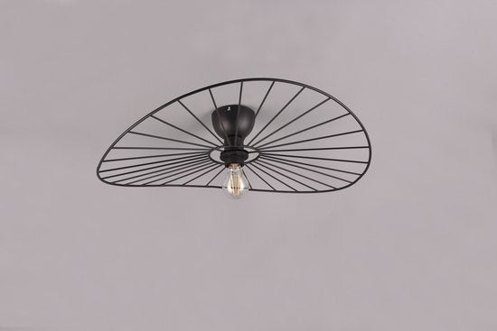 REALITY CHAPEAU - Deckenleuchte - Schwarz matt - exkl. 1x E27 40W
