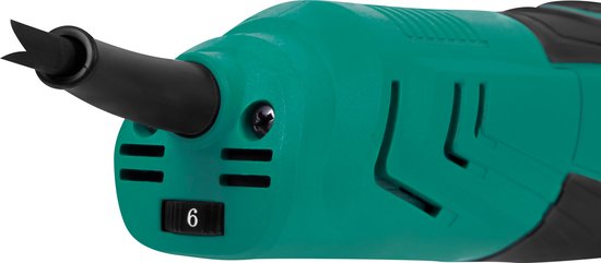 VONROC Exzenterpolierer - Poliermaschine - 400W - Ø50 und Ø75MM - mit Sanftanlauf und Konstantleistungselektronik - Inkl. 8 Polierscheiben und 2 Stütztellern