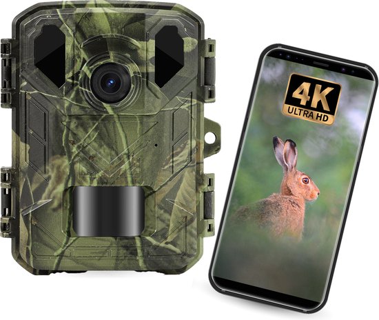 Denver Wildkamera mit Nachtsicht - 4K Ultra HD - 50MP - LCD-Bildschirm - wasserdicht - WCS5023