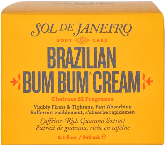 Sol de Janeiro Brazilian Bum Bum Cream - Körpercreme mit Koffein für straffe Haut - 240ml