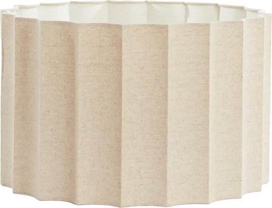Light & Living Zylinder-Lampenschirm Disli – Creme – Ø 40 cm – Modern