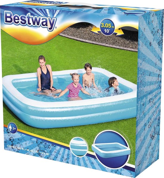 Bestway Family Pool - Aufblasbarer Pool - 305 x 183 x 46 cm