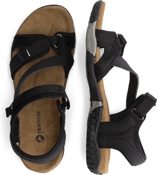 Travelin' Helsem Ladies - Wandersandalen - Schwarz