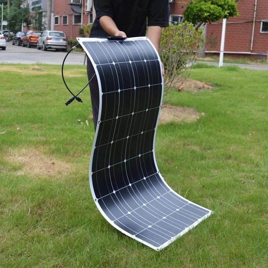 Solarpanel - Flexibles Solarpanel - Solarpanel Camper - Solarpanel tragbar - Langlebig - Ökologisch - 100x 50 cm