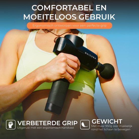 Maicura PRO GEN2 - Massagepistole - Professionell - Massagegerät - Massagepistole - Heiß-/Kaltmassagekopf