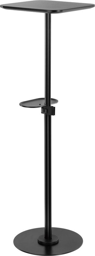VDD - Beamer-Stativ - Beamer-Halterung - Beamer-Ständer - Beamer-Ständer - Beamer-Halter - Beamer-Tisch - Medienablage - schwarz