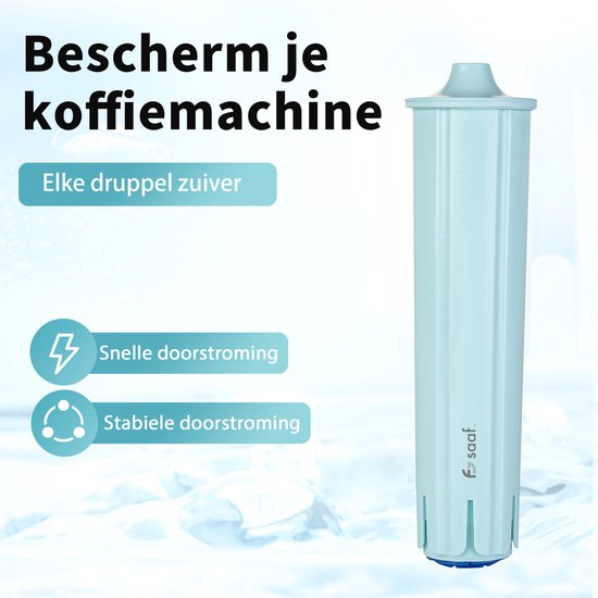 Saaf Filter passend für Jura - 3 Stück - Claris Blue - 71311 - 67007 - Impressa Micro Giga C F J Z - Kalk- und Wasserfilter