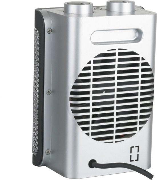 Tomado THC1501B - Keramischer Heizstrahler - 24m² - 1500 Watt - 2 Heizstufen - Schwarz/Grau