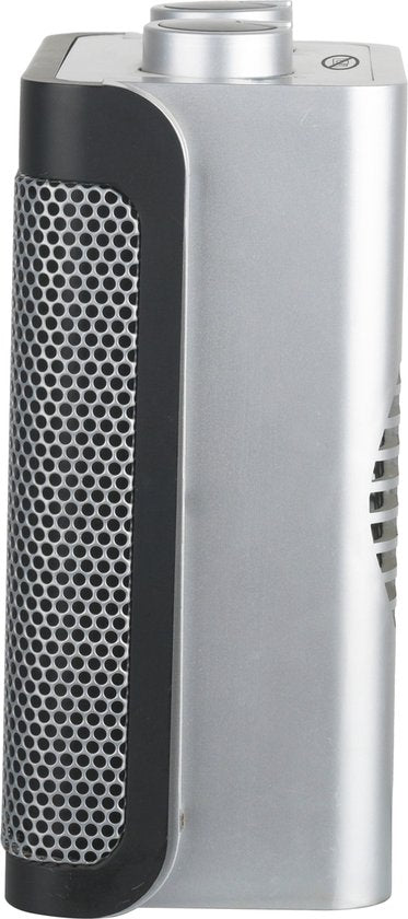 Tomado THC1501B - Keramischer Heizstrahler - 24m² - 1500 Watt - 2 Heizstufen - Schwarz/Grau