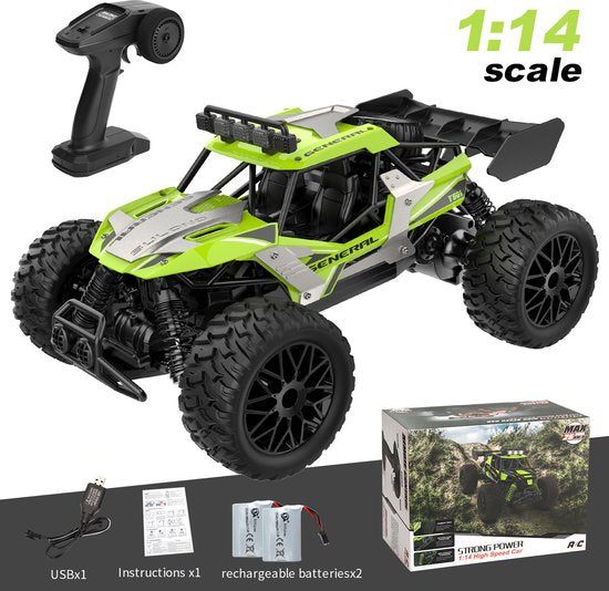 Fuegobird RC Car - RC Fahrzeug - Hochgeschwindigkeits-Spielzeugauto - Off-Road Spielzeugauto - Gemüse