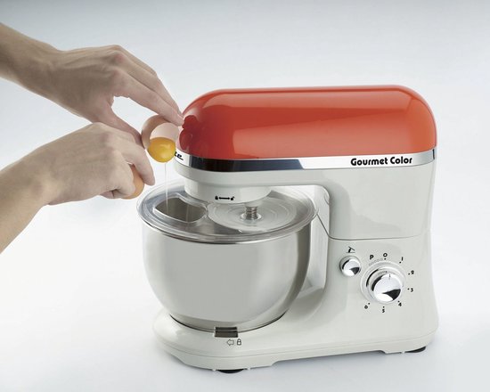 Ariete Gourmet Color 1000W 4l Orange, Weiß Küchenmaschine
