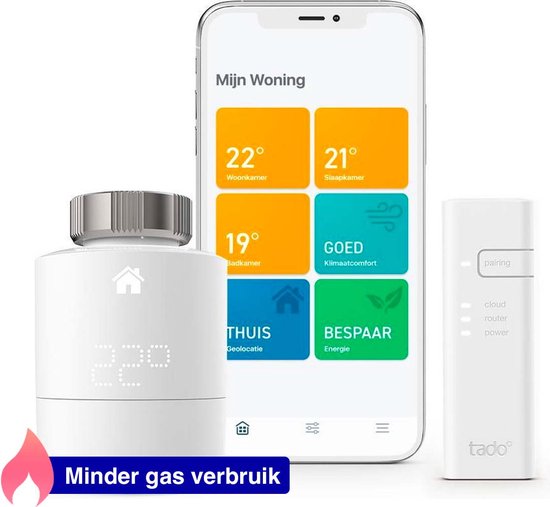 Tado Starter Kit - Intelligenter Heizkörperthermostat V3+