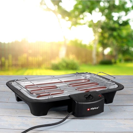 alpina BBQ - Elektrisch - 2-in-1 - Innen und Außen - 2000W
