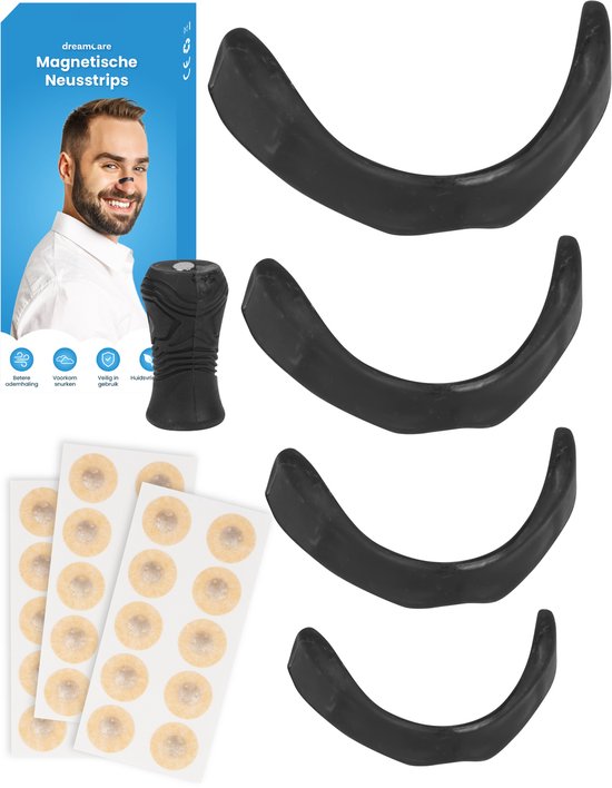 DreamCare Nasal Strips Magnetic - 15 Paare - Nasenspreizer - Anti-Schnarch - Nasenpflaster