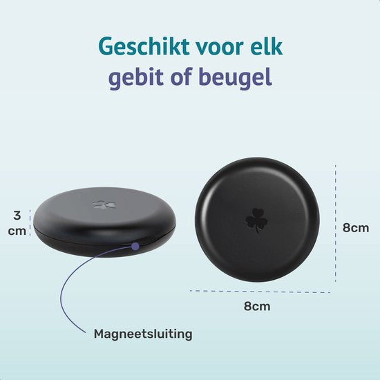 Alyze Denture tray - Schwarz - Für Prothesen - Zahnspange - Prothesen - Tablett - Prothesentablett