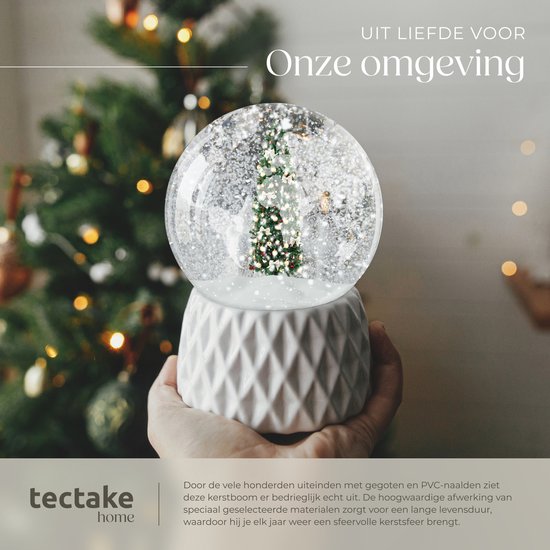 tectake® Künstlicher Weihnachtsbaum - Naturgetreu mit biegsamen Ästen - Voluminös - Stabil und einfach zu montieren - Künstlicher Weihnachtsbaum als Weihnachtsdekoration - 200 cm - 832 Äste - grün