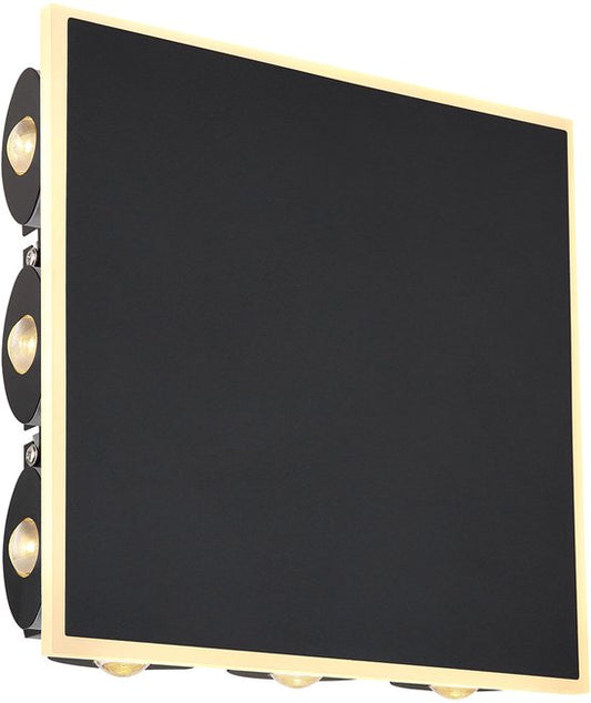 Globo - Wandleuchte - Saidy - schwarz - Metall - LED - 78408-12
