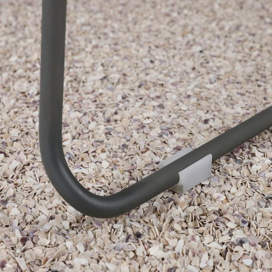 Mica Decorations Bueno Gartenstuhl - L53 x B55 x H77 cm - Grau