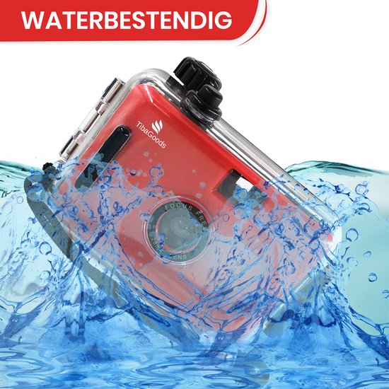 TibaGoods Kamera - Einwegkamera mit Rolle - Wasserdicht - Analogkamera - Kinderkamera