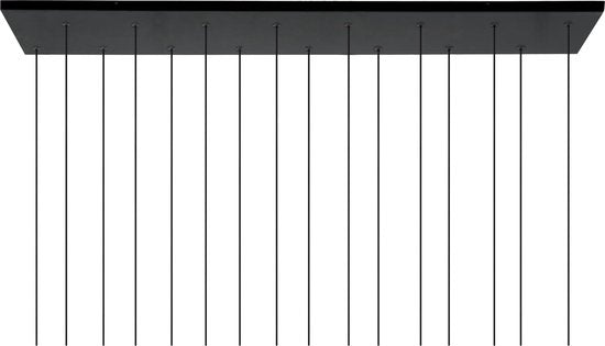 Lucide TEARS - Hängeleuchte - LED Dimmbar - G4 - 16x1,5W 3000K - Schwarz