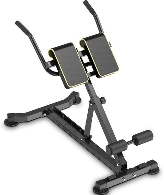 DH FitLife 5-in-1 Hyperextension Roman Chair für Bauch- und Lendenwirbeltraining, einstellbar bis zu 150 kg, Multifunktionsbank für Curls und Gewichte