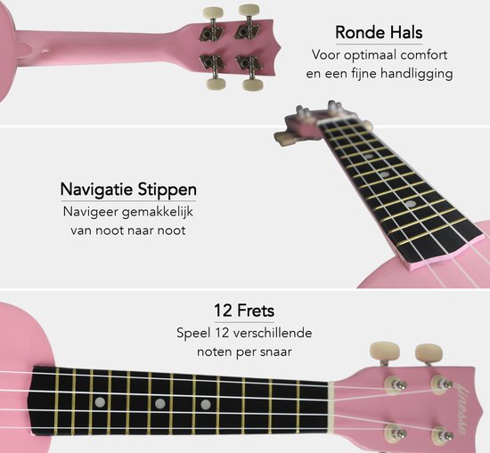 Finesse® Kahului Edition Ukulele 21" - Kindergitarre Mädchen & Junge - Spielzeuggitarre - Ukulele